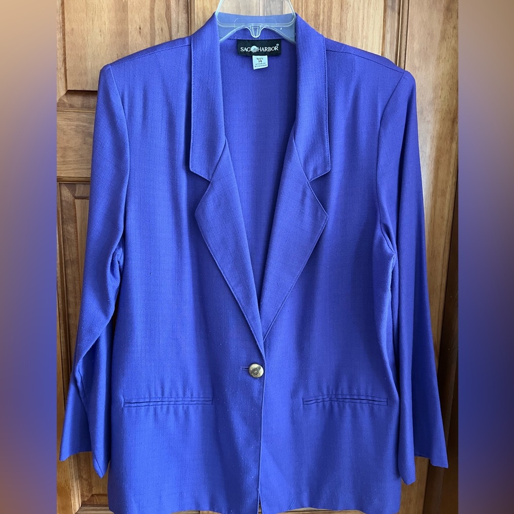 Women’s Sag Harbor Vibrant Purple Blazer